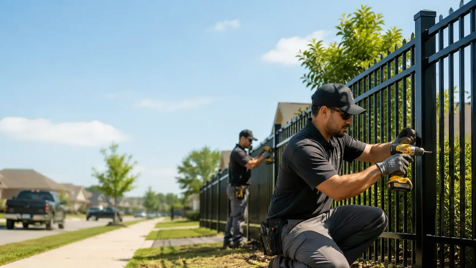Metal Fence Installation in Mesopotamia, OH